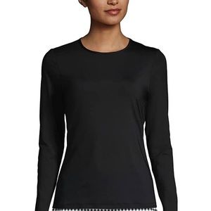 Lands End XL Womens rash guard never worn